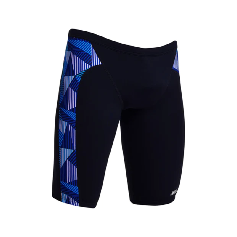 Funky Trunks Men's Training Jammers 30 in Blue Bars